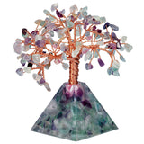 White Whale Tree Reiki Healing Crystal Gems Spiritual Feng Shui Vastu Table Décor