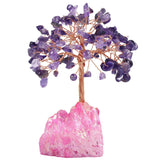 White Whale Tree Reiki Healing Crystal Gems Spiritual Feng Shui Vastu Table Décor