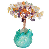 White Whale Tree Reiki Healing Crystal Gems Spiritual Feng Shui Vastu Table Décor