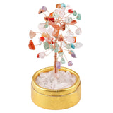 White Whale Tree Reiki Healing Crystal Gems Spiritual Feng Shui Vastu Table Décor