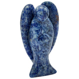 White Whale Sodalite Healing Crystal Gemstone Carved Pocket Crystal Guardian Angel Figurines