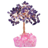 White Whale Tree Reiki Healing Crystal Gems Spiritual Feng Shui Vastu Table Décor