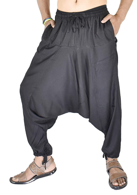 Buy Men's Harem Pack of 2 | Dark Blue & Grey | Fits Waist Sizes 28 to 36  Inches Online on Brown Living | Mens Pyjama