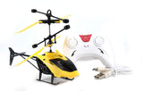 White Whale Remote Control Helicopter and Hand Sensor Charging Helicopter Toys with 3D Light Toys