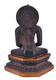 White Whale Brass Buddha Statue Murti for Home Decor Entrance Office Table Living Room Meditation Luck Gift Feng Shui Home Décor