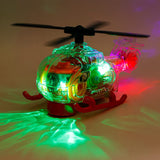 White Whale Musical Toy Battery Operated Transparent Gear Helicopter for Kids Concept Electric Toys with Bump & Go Action for Kids Light & Sound Toy for Boys Girls (Pack of 1 ) Battery Included