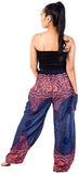 Whitewhale Women's Smocked Waist Harem Hippie Boho Yoga Palazzo Casual Pants