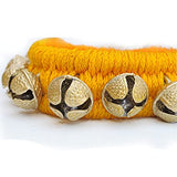 Whitewhale Handmade Indian Classical Ghungroo Dance Accessories Bharatnatyam, Kuchipudi, Odissi Ghungru For Dancer's Feet (10 bells + 10 bells)