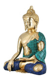 White Whale Brass Buddha Statue Astmangal Buddhism Idol feng Shui Home Decorative Showpiece