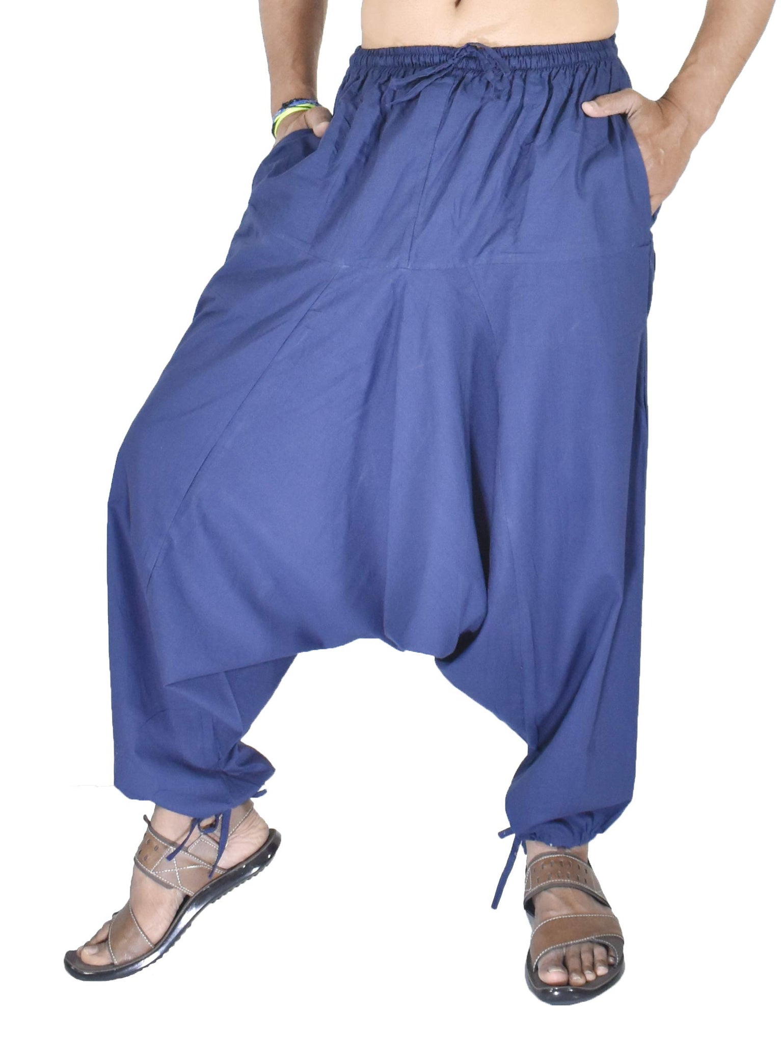 Men Loose Harem Pants Wide Legs Hip Hop Fashion Street Sweatpant Casual  Trousers | eBay