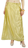 Whitewhale Satin Silk Saree Petticoat Underskirt Indian Lining for Sari