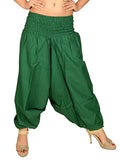 Whitewhale Men Women Cotton Baggy Hippie Boho Gypsy Aladdin Yoga Harem Pants