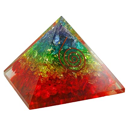 White Whale Orgone Pyramid Energy Generator Reiki Healing  Chakra