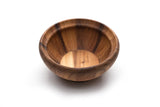White Whale Wooden Individual Small Salad Bowl