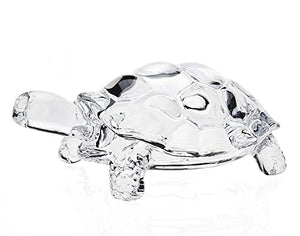 White Whale Crystal Turtle Tortoise for Feng Shui and vastu - Best Gift for Career and Luck