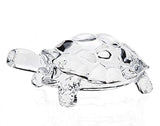 White Whale Crystal Turtle Tortoise for Feng Shui and vastu - Best Gift for Career and Luck