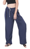 Whitewhale Women's Rayon Ealstic Waist Wide Leg Baggy Summer Casual Pajama Yoga Pants