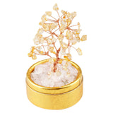 White Whale Tree Reiki Healing Crystal Gems Spiritual Feng Shui Vastu Table Décor