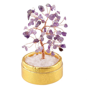 White Whale Tree Reiki Healing Crystal Gems Spiritual Feng Shui Vastu Table Décor