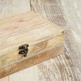 Whitewhale  Wooden Tea Box Tea Chest Spice Organizer with  Compartment