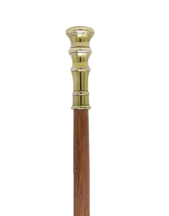 White Whale Knob Shape Walking Stick - Men Derby Canes and Wooden Walking Stick for Men and Women - 37