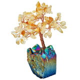 White Whale Tree Reiki Healing Crystal Gems Spiritual Feng Shui Vastu Table Décor