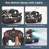 White Whale Remote Control 2 in 1 Convertible Transform Robot Car Water Booster Spray Toy for Kids with Rechargeable Battery