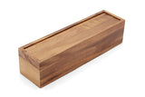 Whitewhale  Wooden Tea Box Tea Chest Spice Organizer with  Compartment