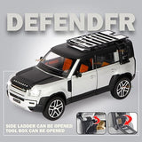 White Whale Diecast Metal Pullback Openable Doors Toy Cars with Flashing Light and Musical Sound for Car Collection Gifts Toys for Kids Boys and Girls Children (Silver)