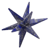 White Whale Lapis Lazuli Reiki Healing Crystal Energy Generator 12 Point Star Merkaba Sacred Geometry