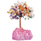 White Whale Tree Reiki Healing Crystal Gems Spiritual Feng Shui Vastu Table Décor