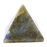 White Whale Pyramid Metaphysical Natural Gemstone Figurine