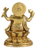 Whitewhale Lord Ganesha Brass Statue Hindu Religious Lord Ganesh Sculpture Figurine Ideal for Gift & Home Decor