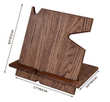 White Whale Wood Phone Docking Station with Key Holder, Wallet Stand and Watch Organizer Men's Gift MyFancyCraft Compatible with Any Phone