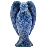 White Whale Sodalite Healing Crystal Gemstone Carved Pocket Crystal Guardian Angel Figurines