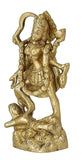 White Whale Maa Kali Brass Statue Religious Goddess Sculpture Idol Home Decor Figurine