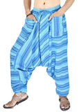 Whitewhale Men's & Womens's Cotton Summer Baggy Boho Aladdin Hippie Yoga Harem Pants