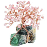 White Whale Tree Reiki Healing Crystal Gems Spiritual Feng Shui Vastu Table Décor