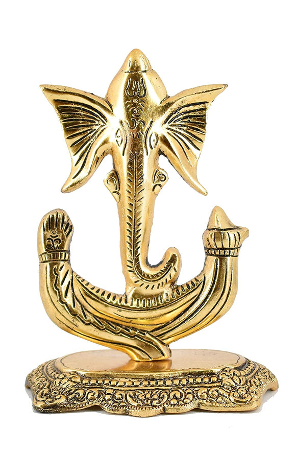 White Whale Antique Statue of  Lord Ganesh for Home Decoration for Gift and showpiece