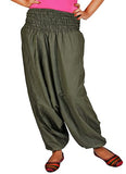 Whitewhale Men Women Cotton Baggy Hippie Boho Gypsy Aladdin Yoga Harem Pants