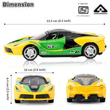 White Whale RC Car for Kids, Remote Control Car Toy Car/with Rechargeable Sports Racing Car Like Model with Openable Doors & Working Light Best Birthday Gift (Multicolor)
