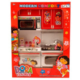 White Whale Dora Kichen with sound with light Battery Operated Kitchen Play Set