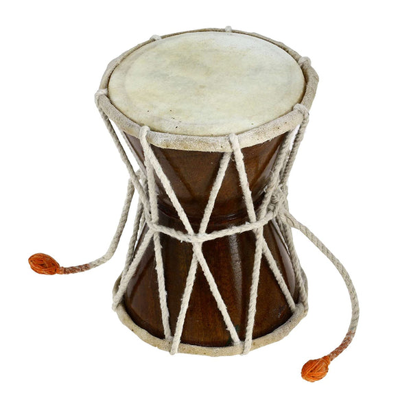 White Whale Damaru Indian Folk Percussion Musical Instrument