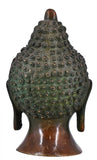 White Whale Brass Antique Buddha Head Statue Idol Figurine Home Decorative Showpiece Home Decor