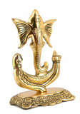 White Whale Antique Statue of  Lord Ganesh for Home Decoration for Gift and showpiece