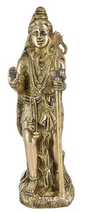 White Whale Brass Ardhnareeshwar (Lord Shiva & Goddess Parvati in one Avatar)