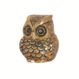 White Whale Vintage Metal Owl Showpiece and Paper Weight Metal Handicraft Idol for Home Decor and Office.
