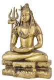 White Whale Lord Shiva Brass Statue Idol  Hindu God Natraja Shiv Figurine Home Decor