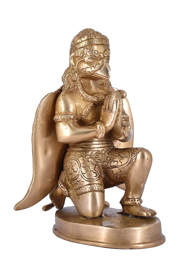 Whitewhale Garuda Murti Idol Brass Statue Holy Bird Figurine Lord Vishnu Hindu God Sculpture