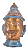 White Whale Large Gold Elegant Kamdhenu Cow and Calf Brass Statue Spiritual Showpiece